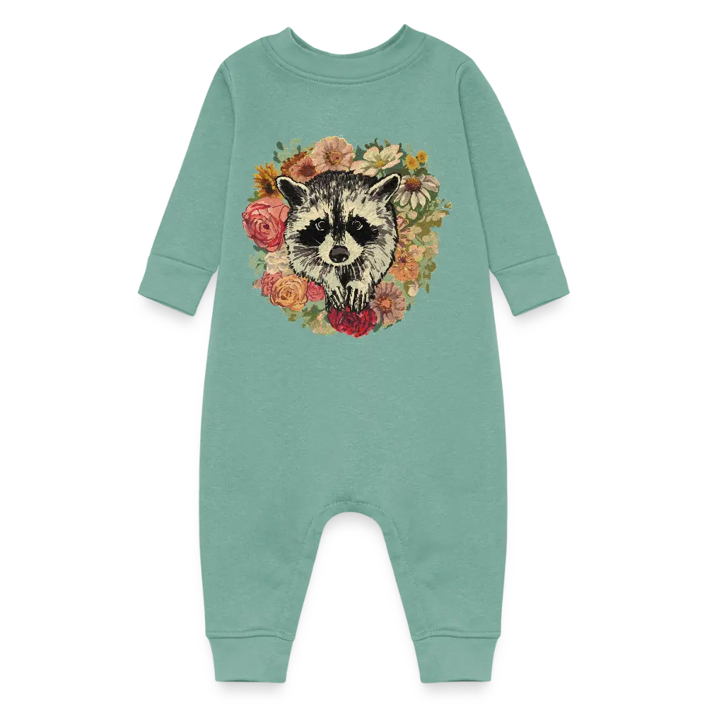 Baby Trash Panda Fleece Warm Onesie Printify