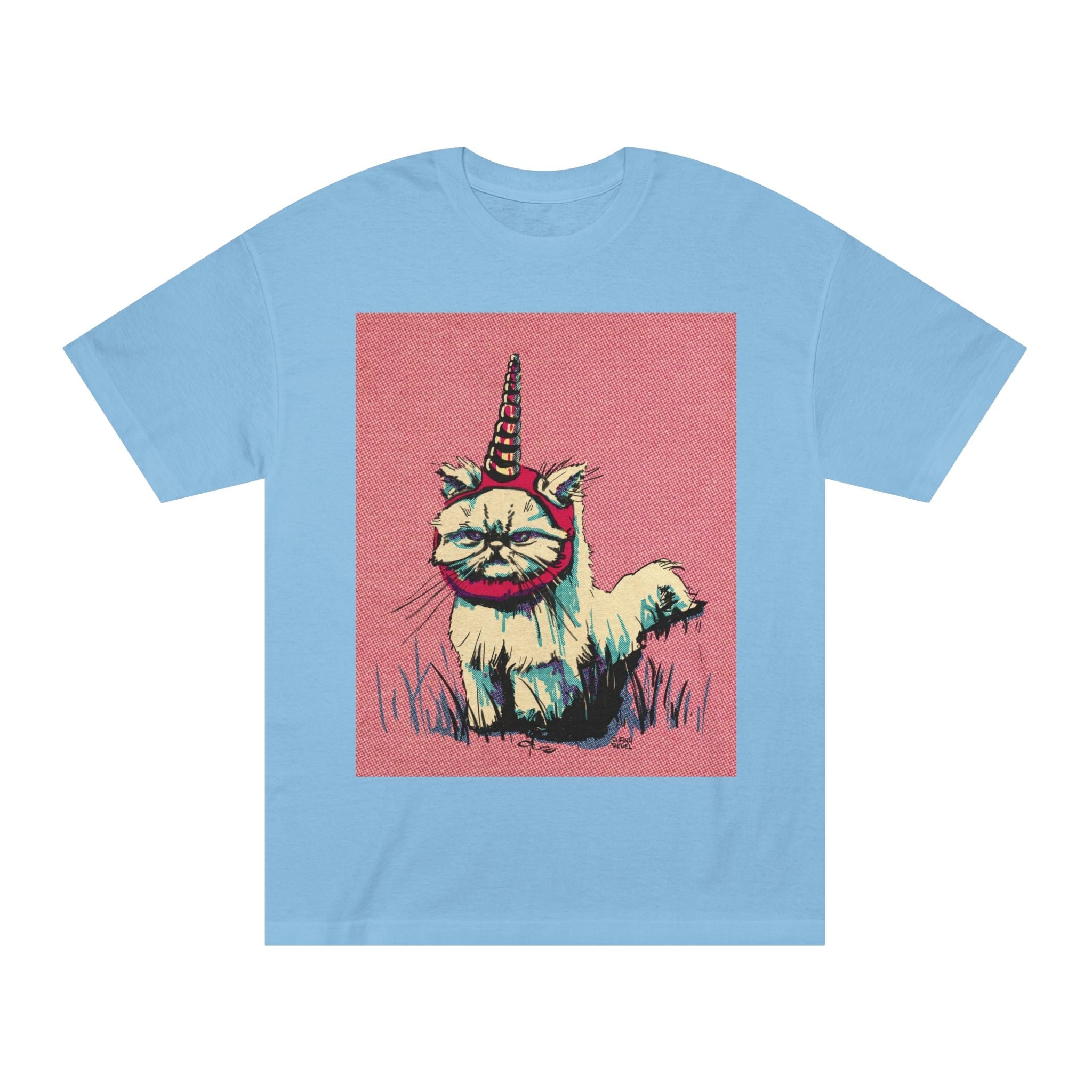 Catunicorne Retro Graphic Tee — Whimsical Vintage Cat Unicorn Shirt Printify